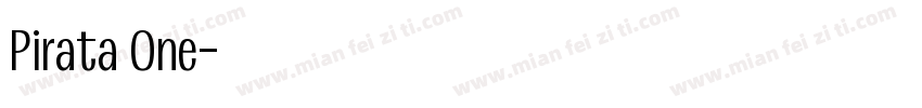 Pirata One字体转换